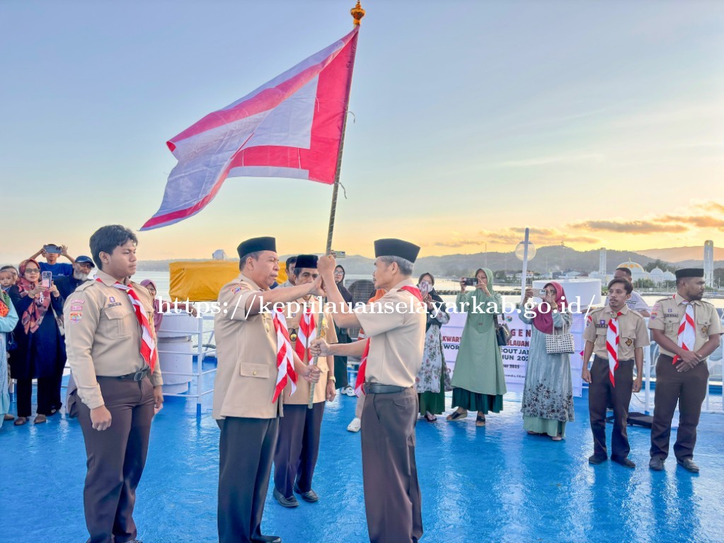 Kontingen Pramuka Selayar Dilepas Wakil Bupati, Siap Harumkan Nama Daerah di World Muslim Scout Jamboree 2025