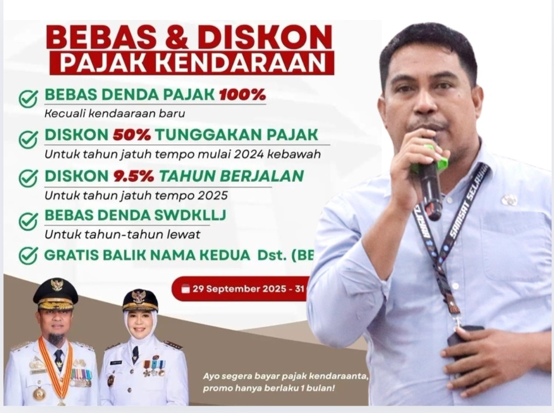 Samsat Selayar Tindaklanjuti Kebijakan Gubernur, Bebaskan Denda Pajak Kendaraan