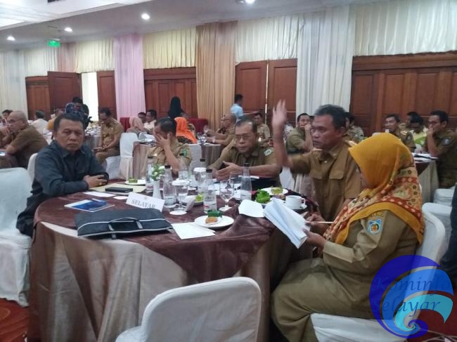 Sekda Selayar Hadiri Sosialisasi Permendagri No. 33 Tahun 2019 di Hotel Singgasana Makassar