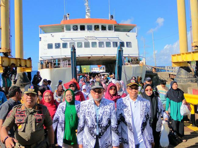 Pengurus PGRI Kabupaten Bantaeng Kunker 3 Hari di Kepulauan Selayar