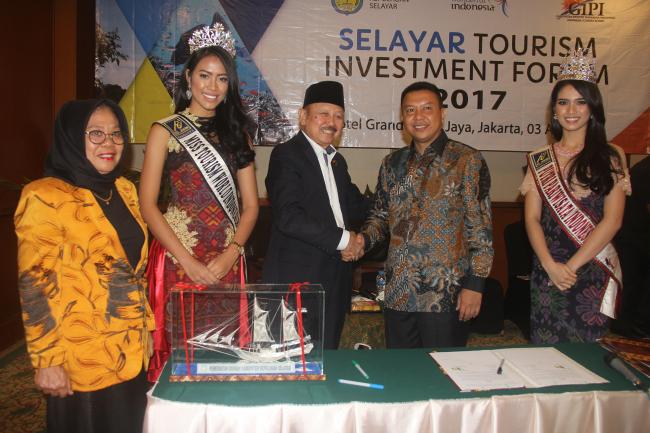 Selayar Tourism Investment Forum 2017, Bupati dan GIPI Teken MOU Kepariwisataan