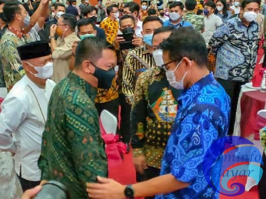 Bupati Kep. Selayar Hadiri Kunker Menparekraf RI di Makassar