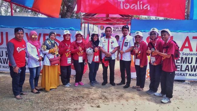 Wabup Kepulauan Selayar Kunjungi Relawan PMI  Pada Giat TKRN di Purwakarta Jabar 
