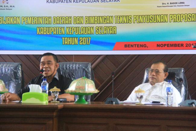 Bappelitbangda Gelar Sosialisasi Kebijakan Pemda dan Bimtek Penyusunan Proposal Kabupaten