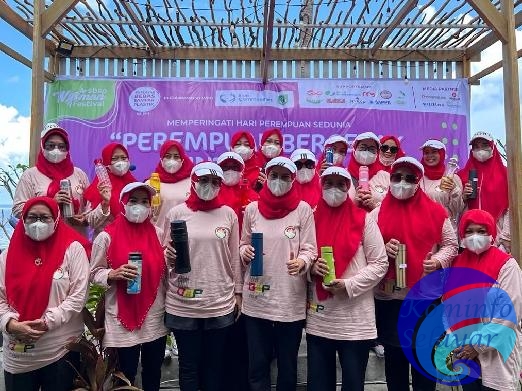 SBSP Women Festival 2022, Ketua DWP Selayar Ajak Jajarannya Kurangi Penggunaan Plastik Sekali Pakai