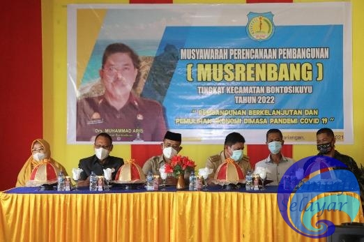Pemerintah Kecamatan Bontosikuyu Gelar Musrenbang Tahun 2022